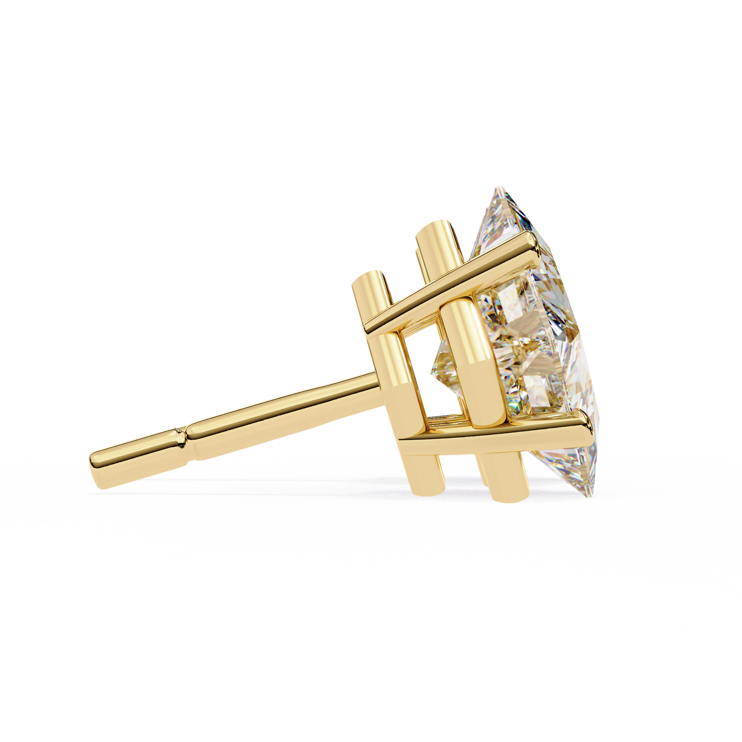 Classic Princess Studs Yellow