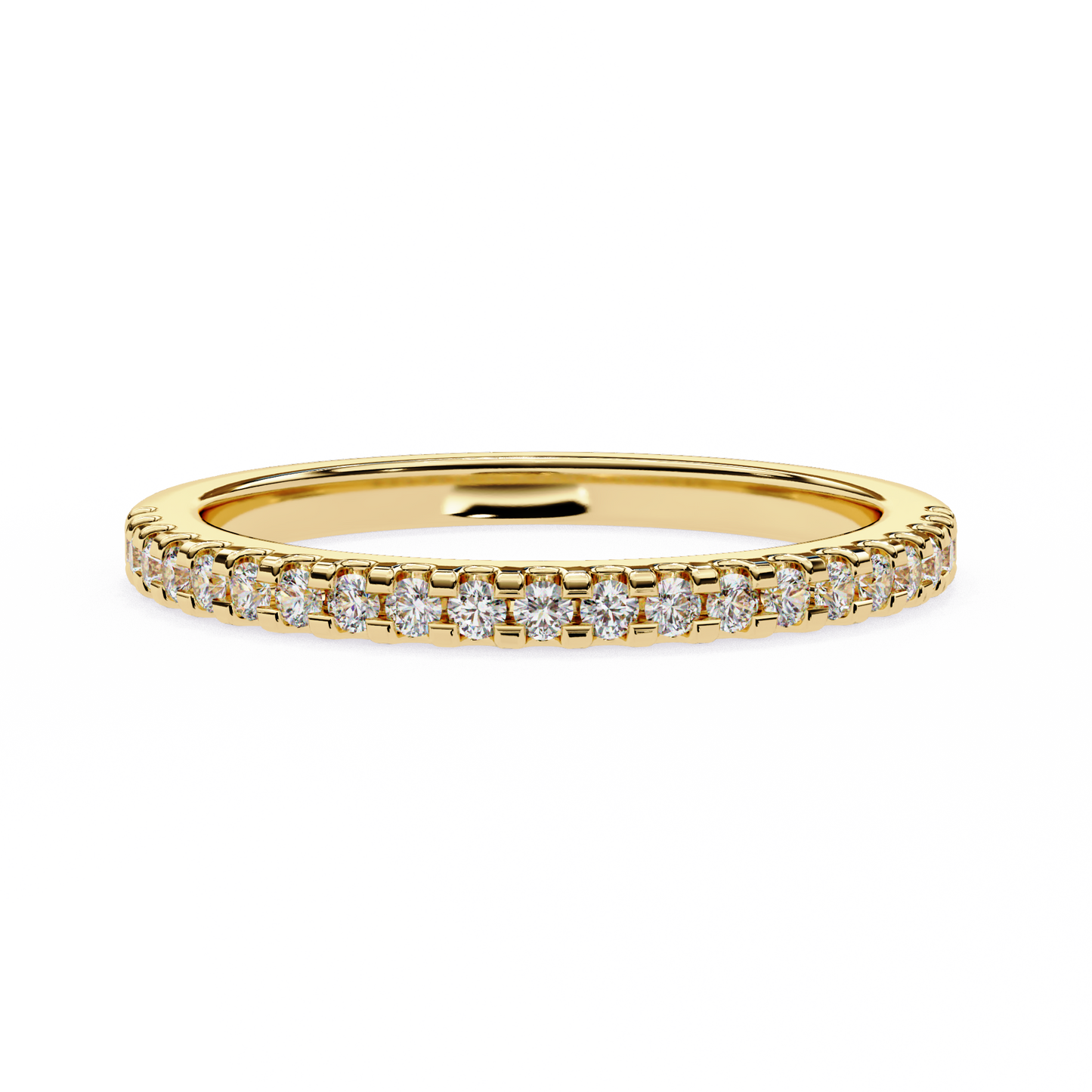 Diamond Fusion Eternity Band Yellow