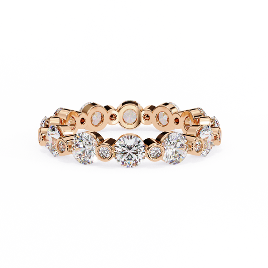 Diamond Classics Eternity Band Rose
