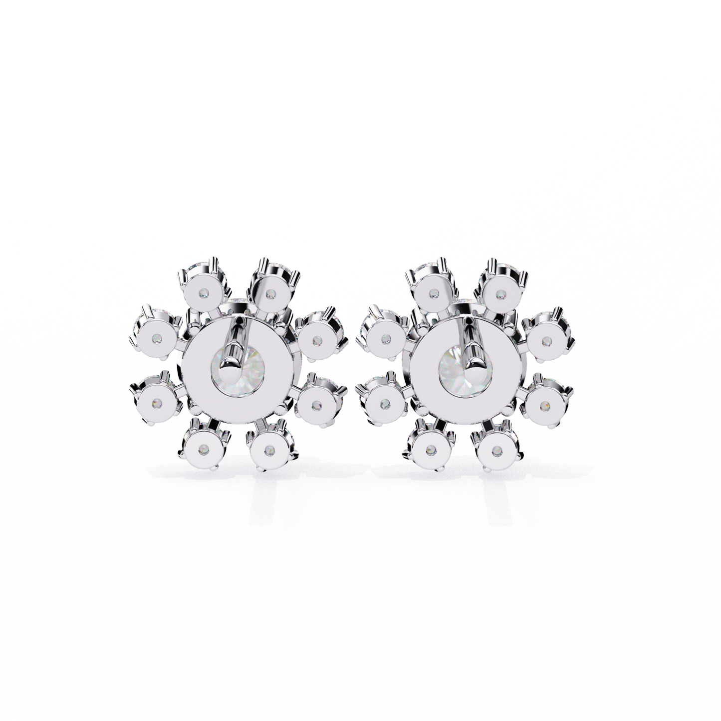 Infinity Glow White Earring