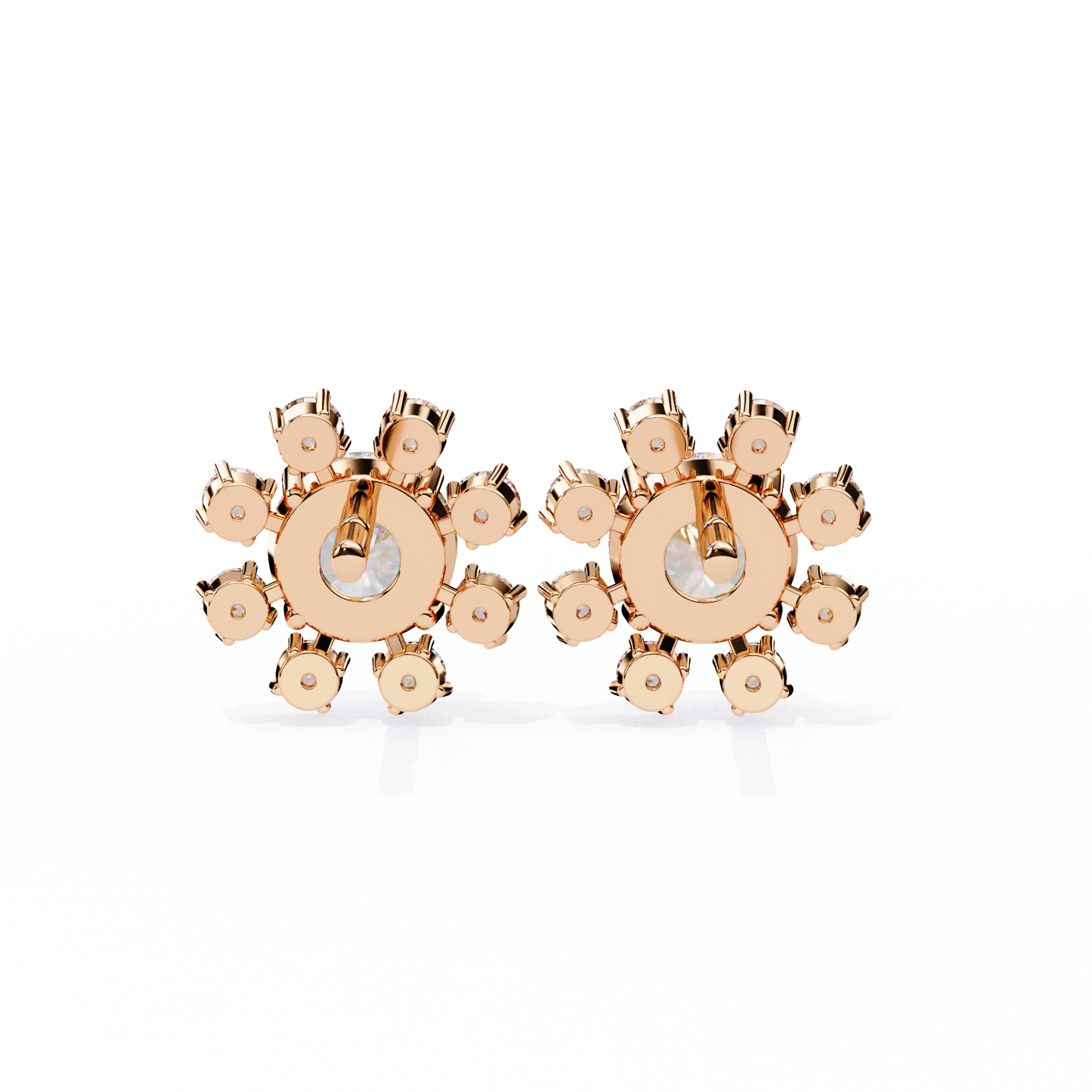 Infinity Glow Rose Earring