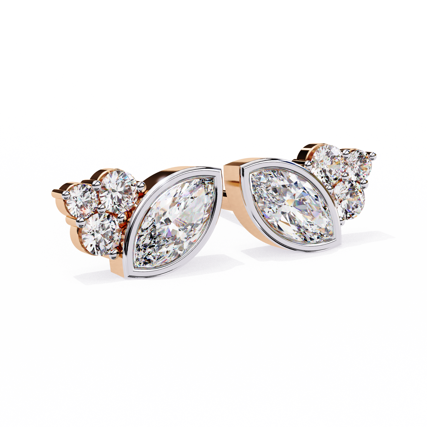 Pretty Petals Earring Rose