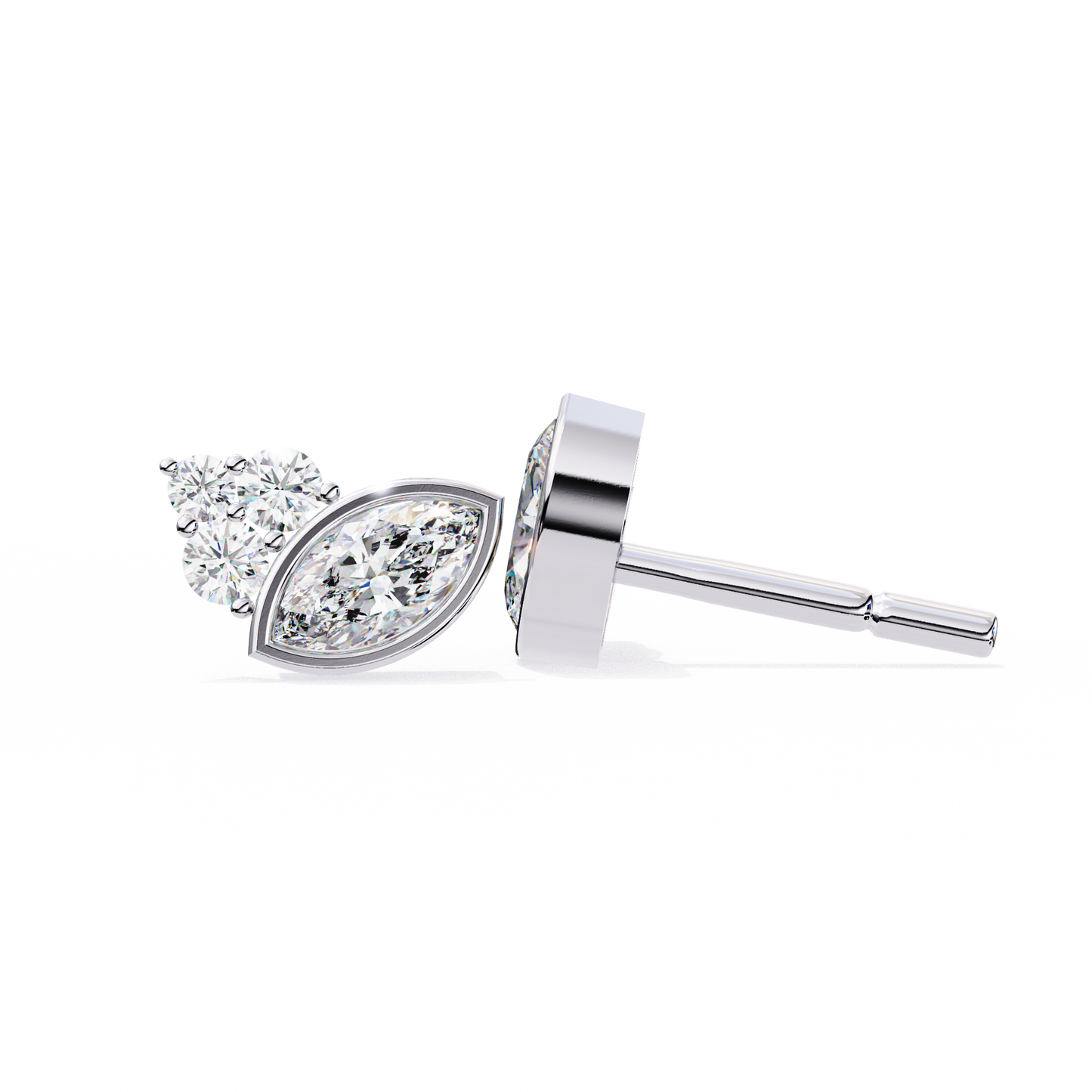 Pretty Petals Earring White