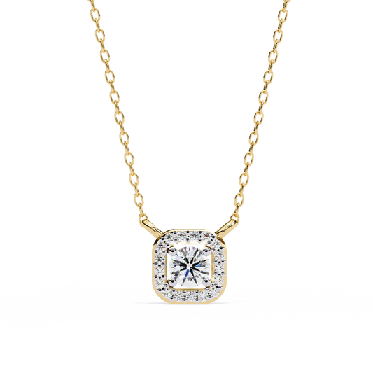 Classic Elegance Round Yellow Pendant