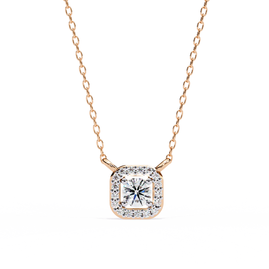 Classic Elegance Round Rose Pendant