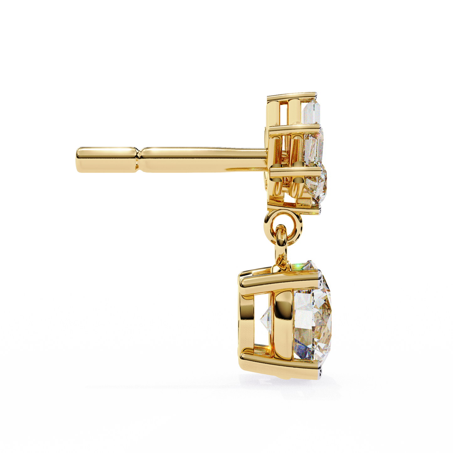 Circle of Luxury Dangle Earring Yellow