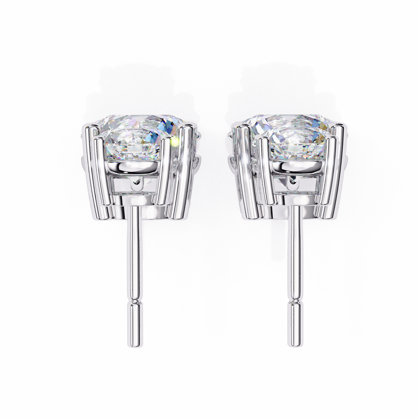Spring Love Diamond Drops Earring White