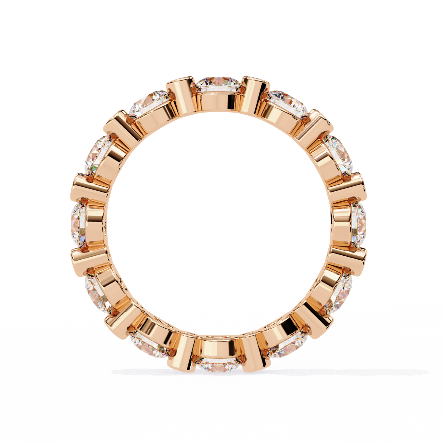 Diamond Classics Eternity Band Rose