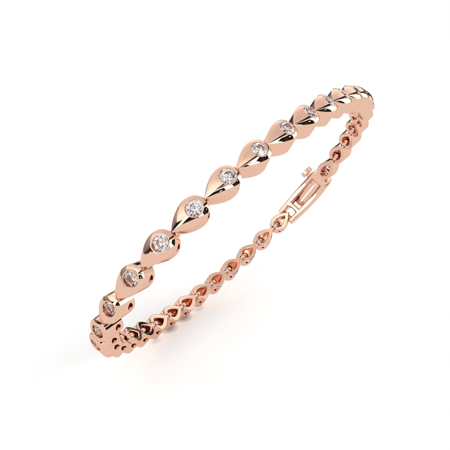 Classic Tennis Bracelet Rose