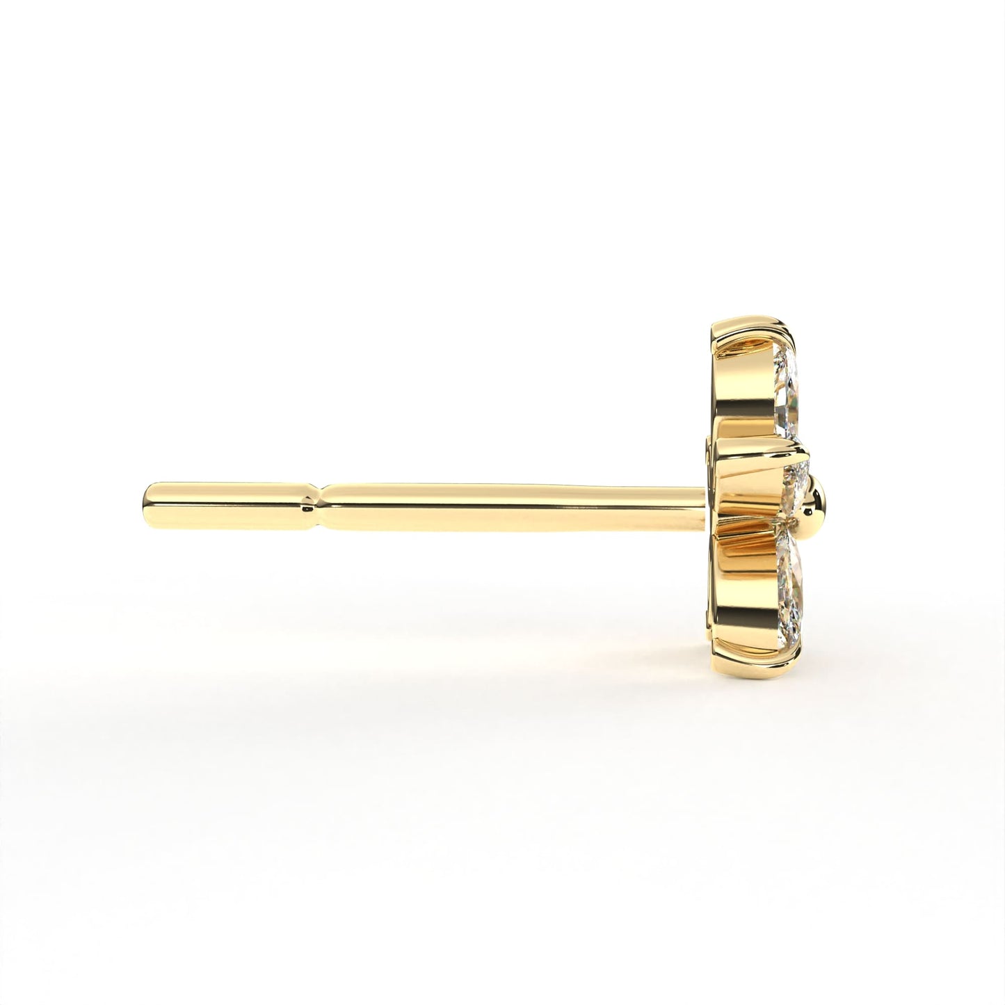 Marquise Bloom Earrings Yellow