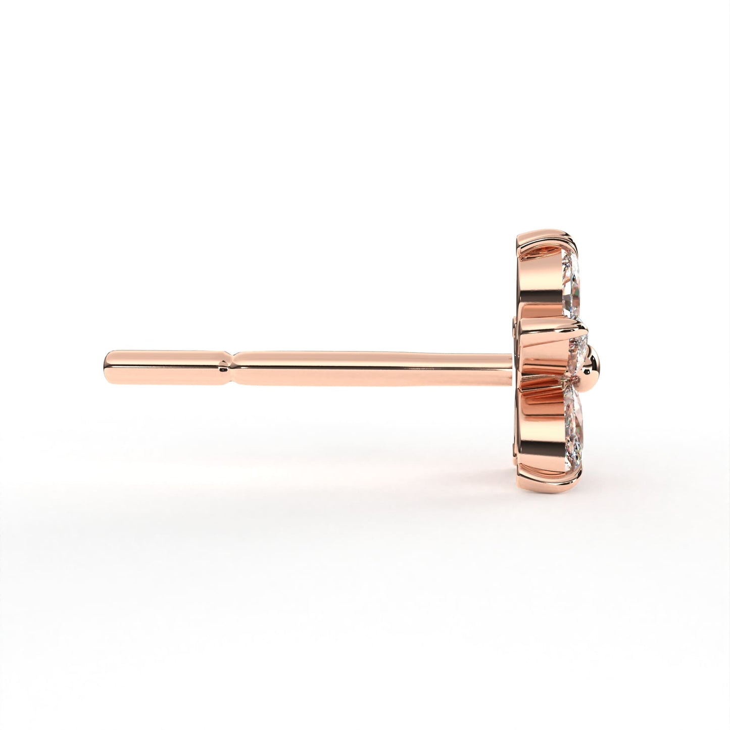 Marquise Bloom Earrings Rose