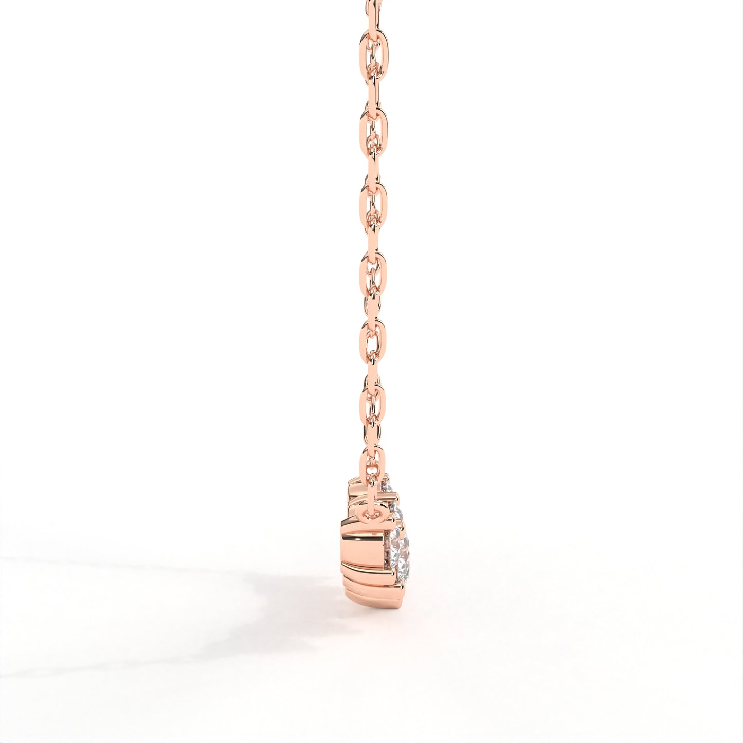 Round Penta Necklace Rose