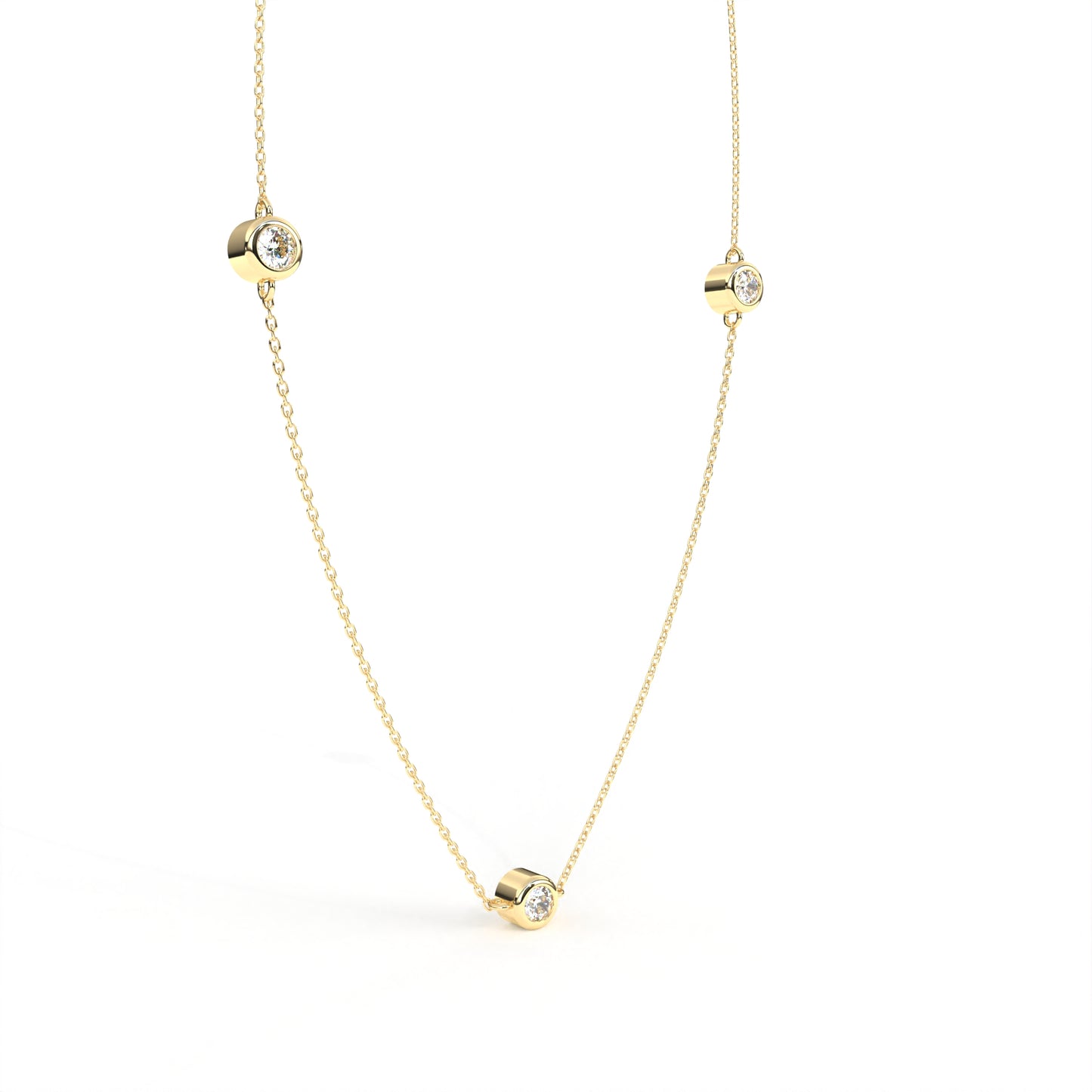 Charmer Necklace Yellow Gold