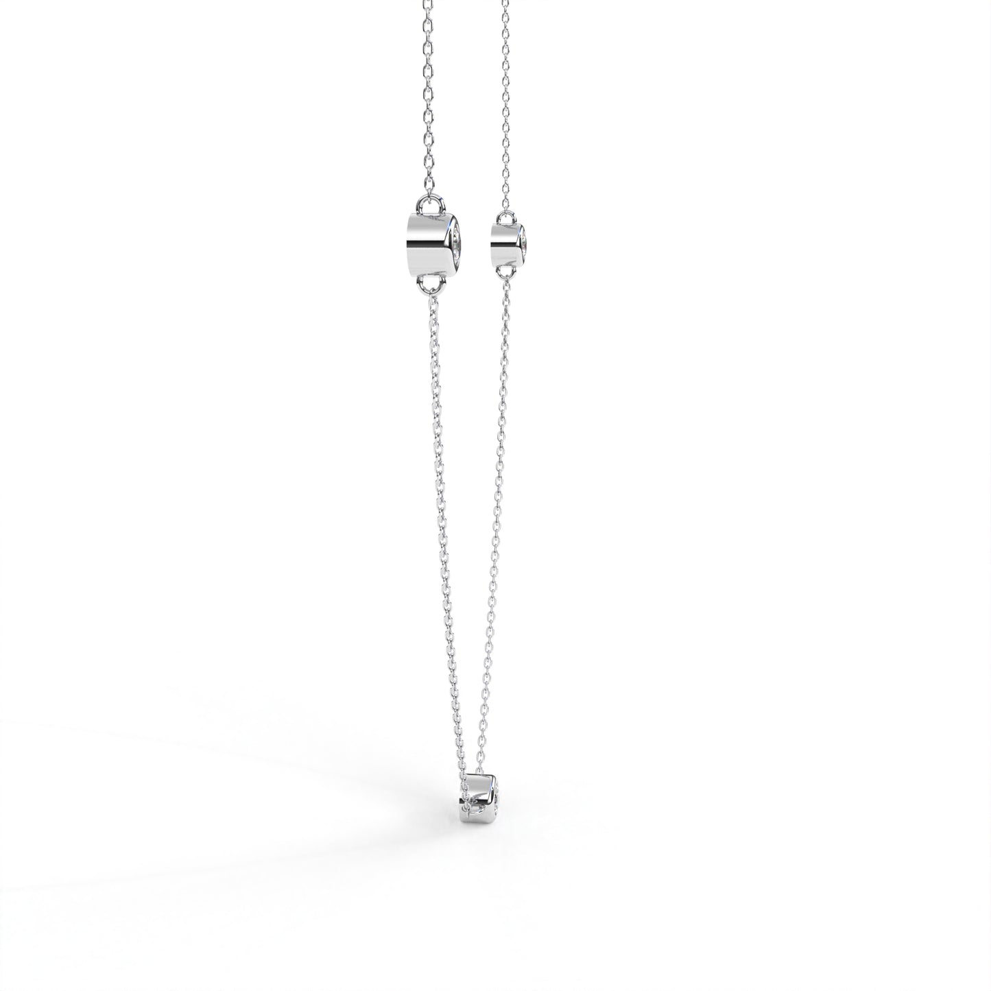Charmer Necklace White Gold
