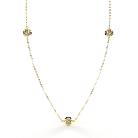 Charmer Necklace Yellow Gold