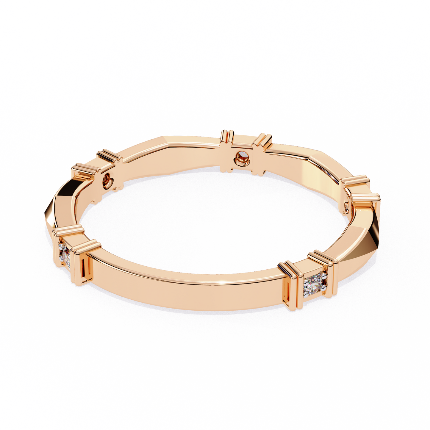 Everyday Wear Eternity Band Rose