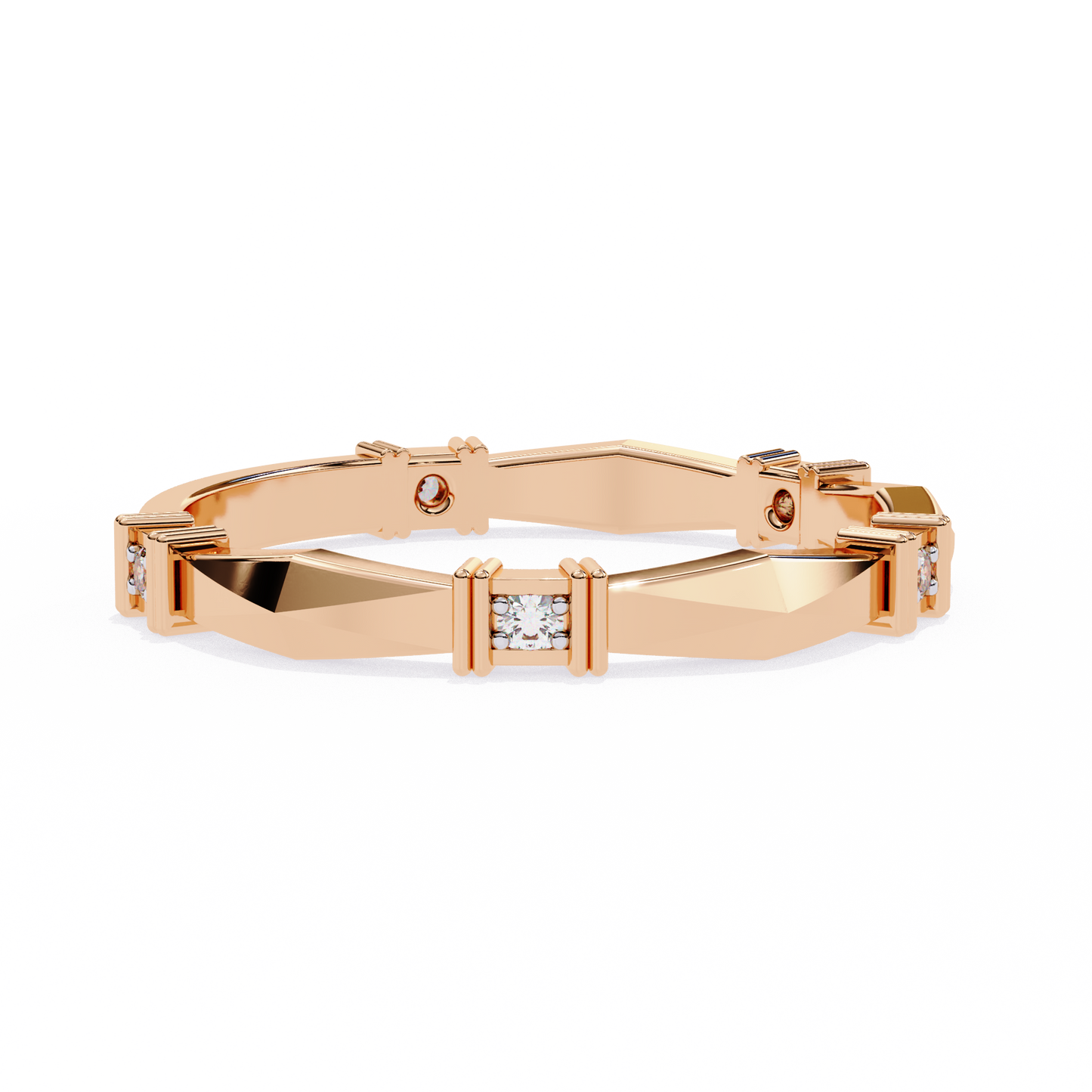 Everyday Wear Eternity Band Rose