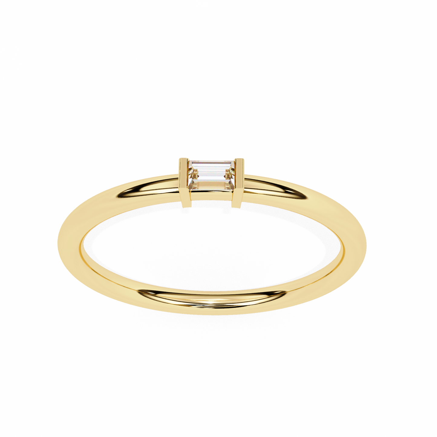 Everyday Wear Eternity Ring Yellow