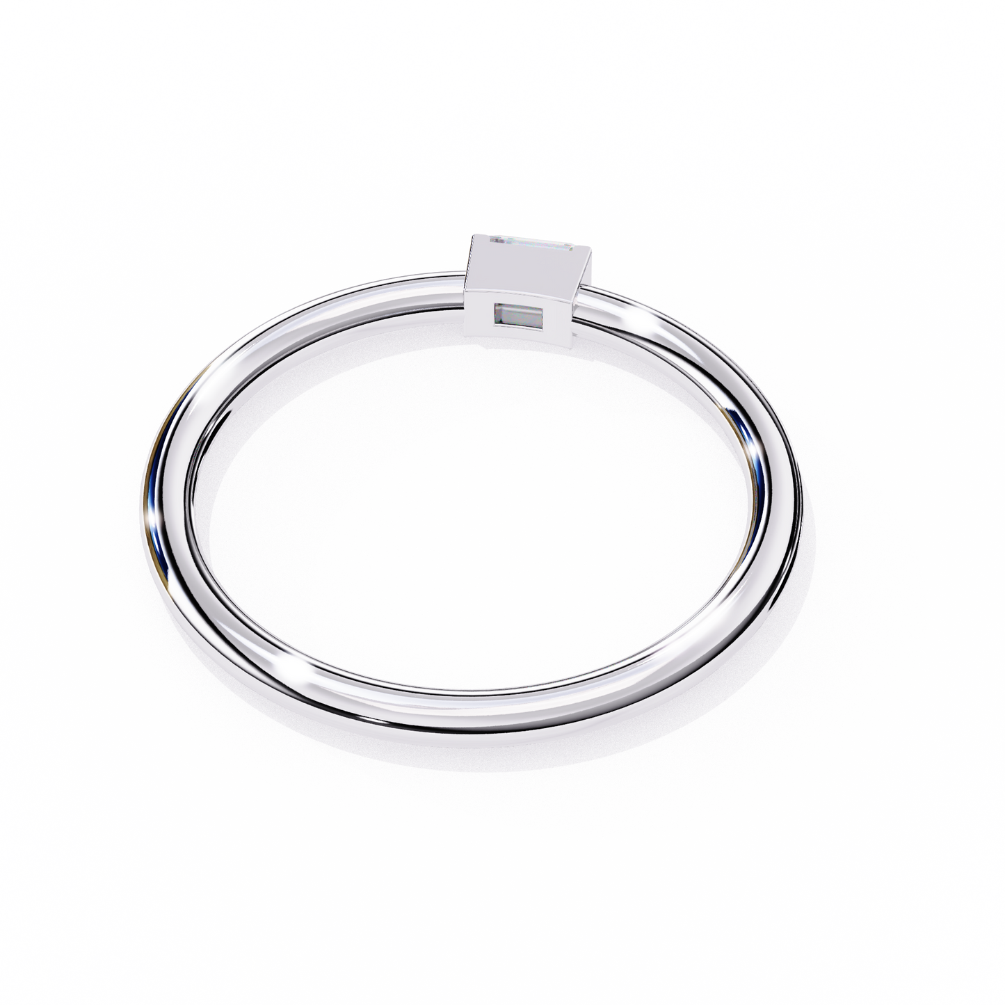 Everyday Wear Eternity Ring White