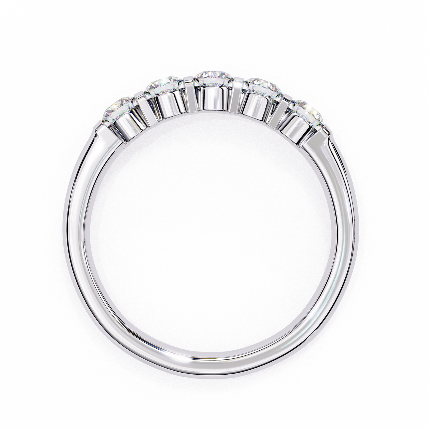 Eternity Band Ring White