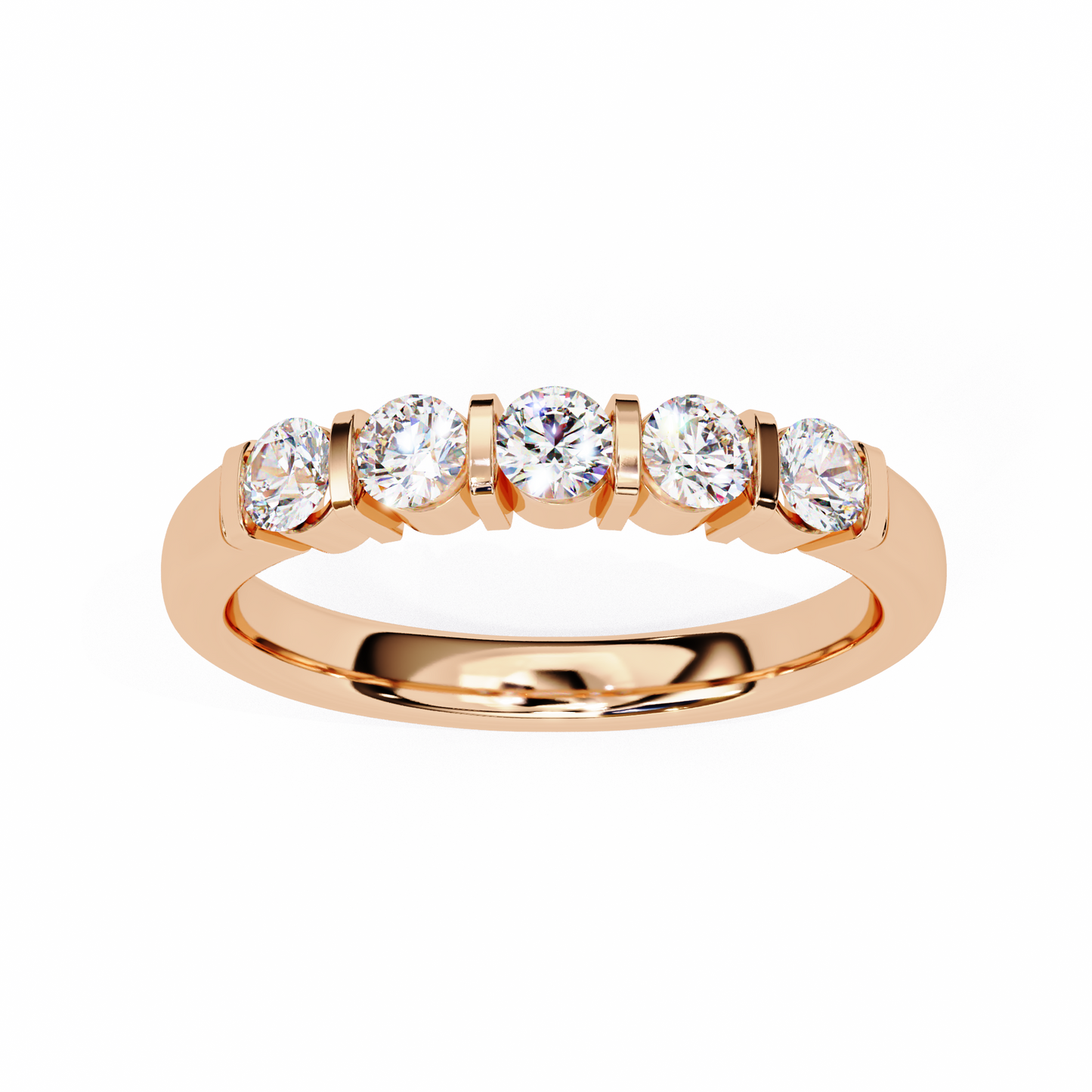 Eternity Band Ring Rose