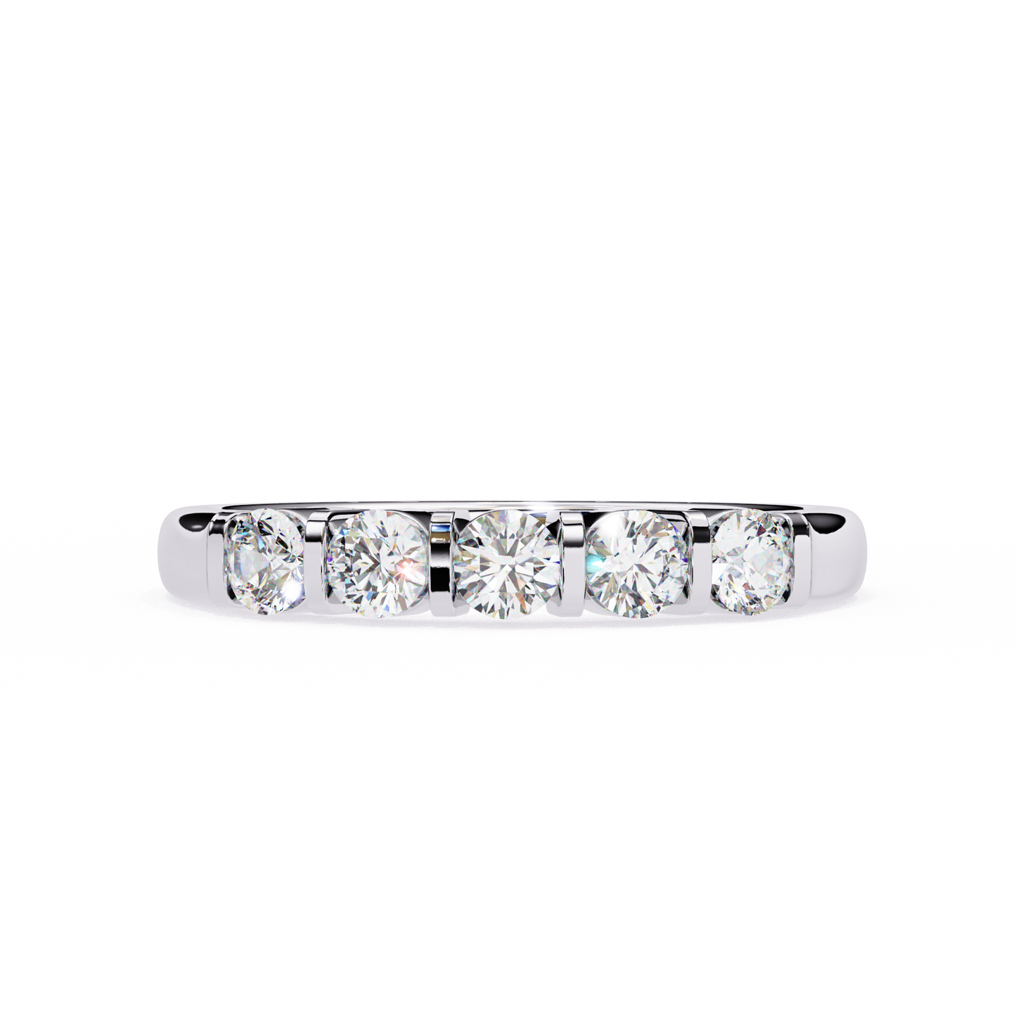 Eternity Band Ring White