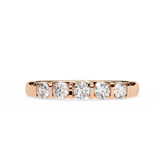 Eternity Band Ring Rose