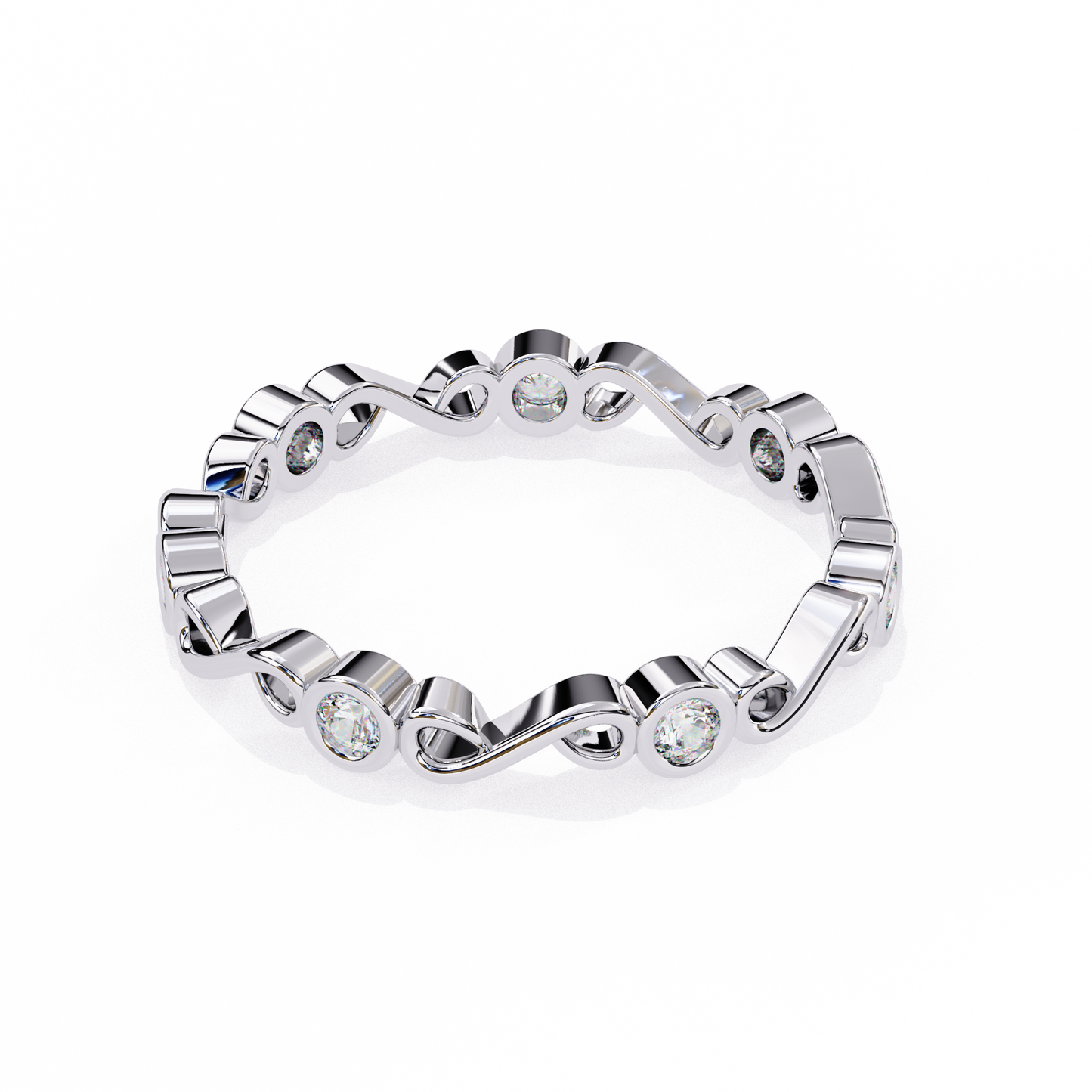 All The Way Eternity Band White