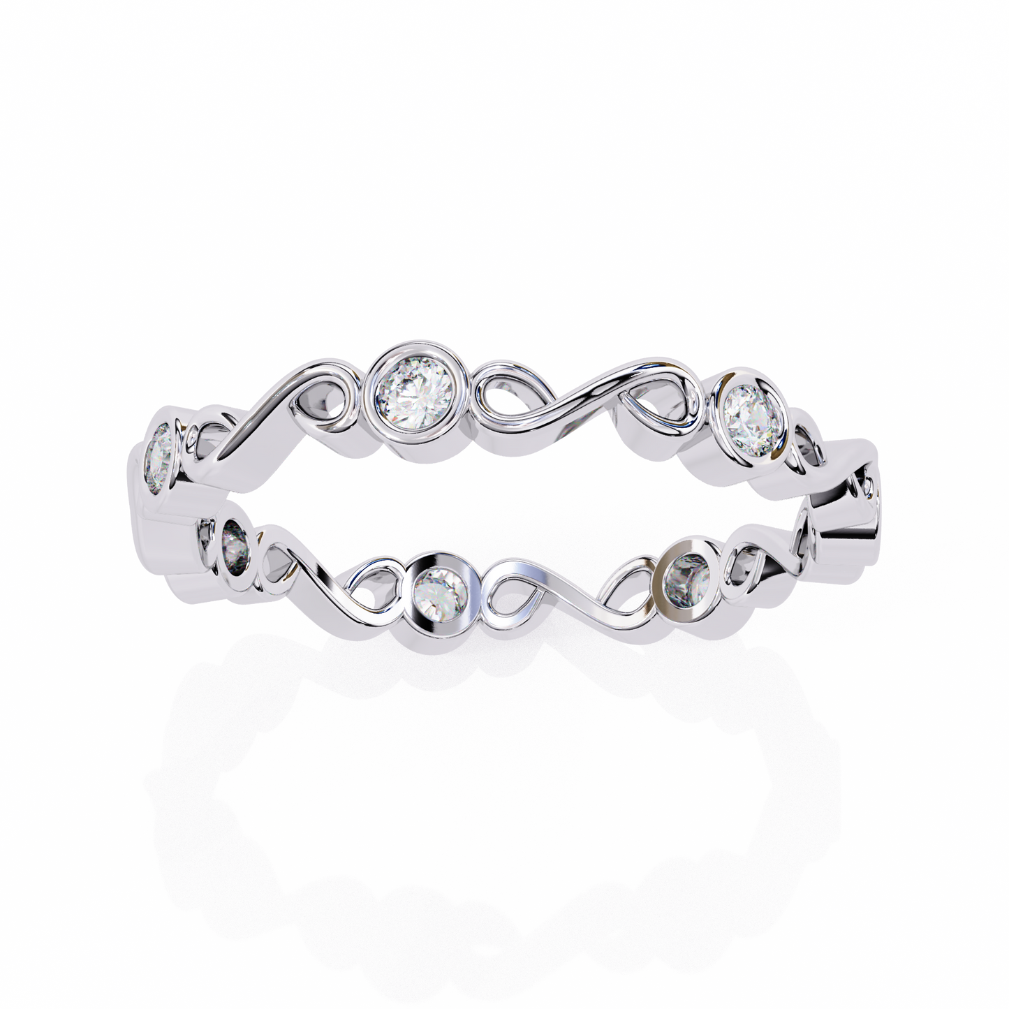 All The Way Eternity Band White