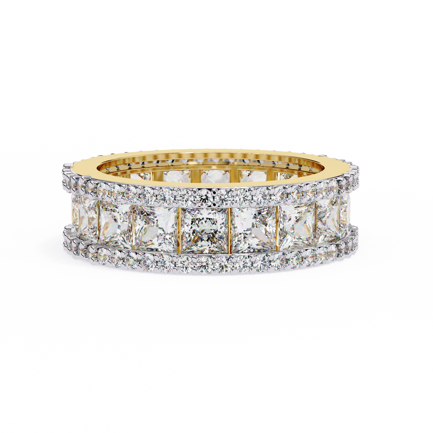 Modern Elegance Eternity Band Yellow