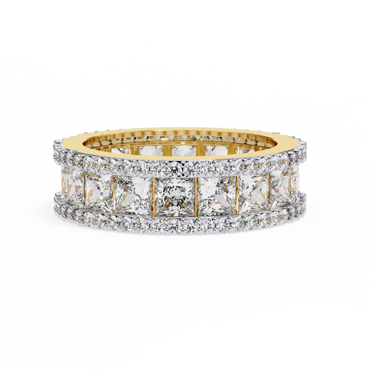 Modern Elegance Eternity Band Yellow