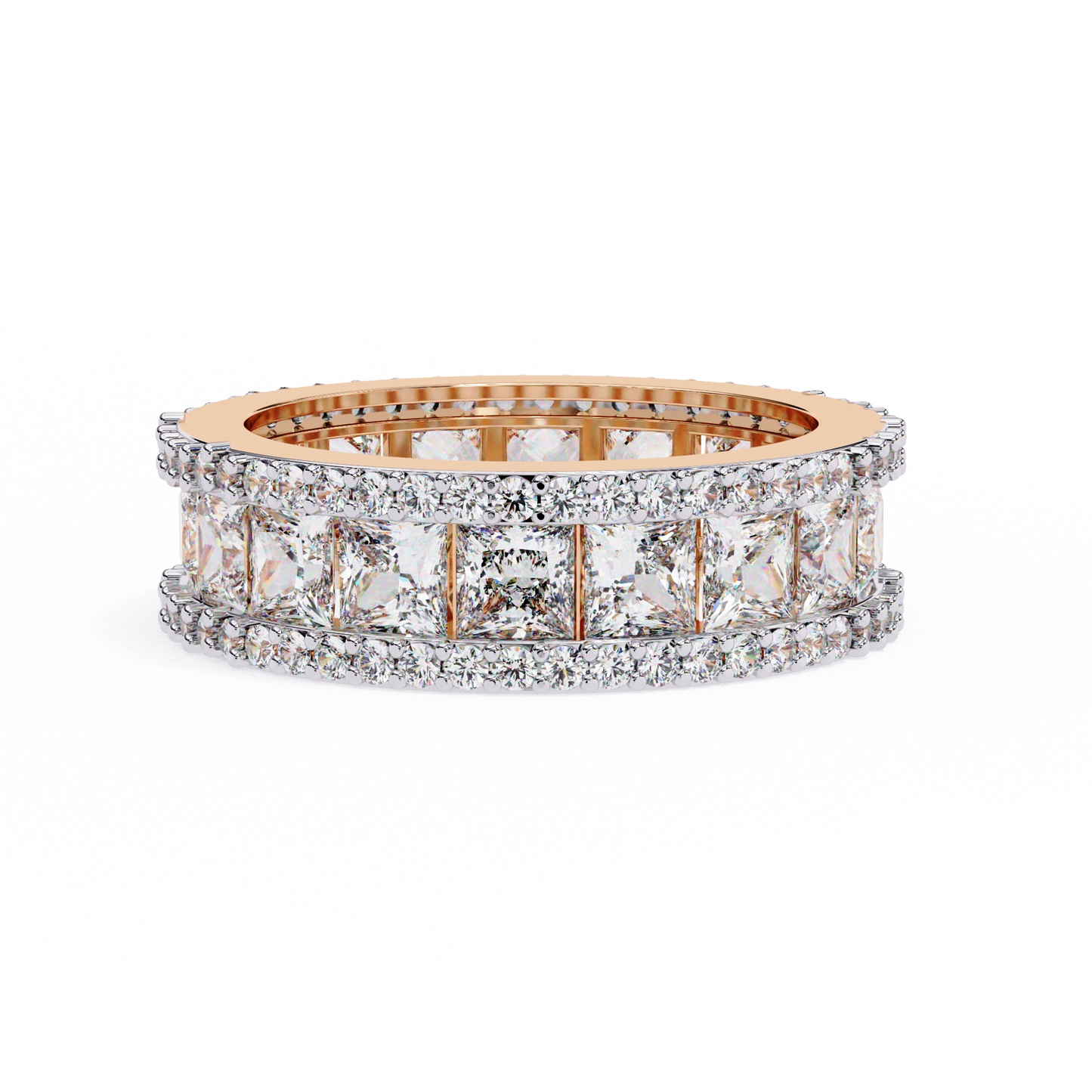 Modern Elegance Eternity Band Rose