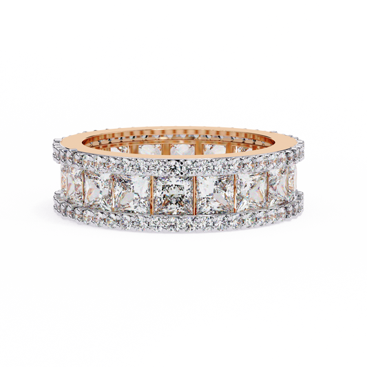 Modern Elegance Eternity Band Rose