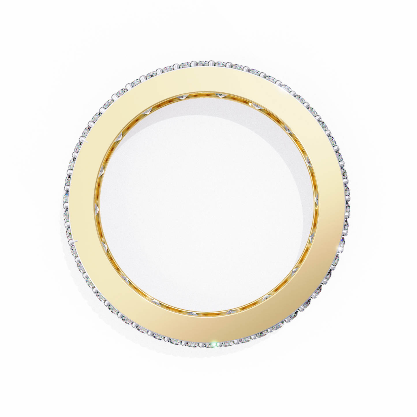 Modern Elegance Eternity Band Yellow