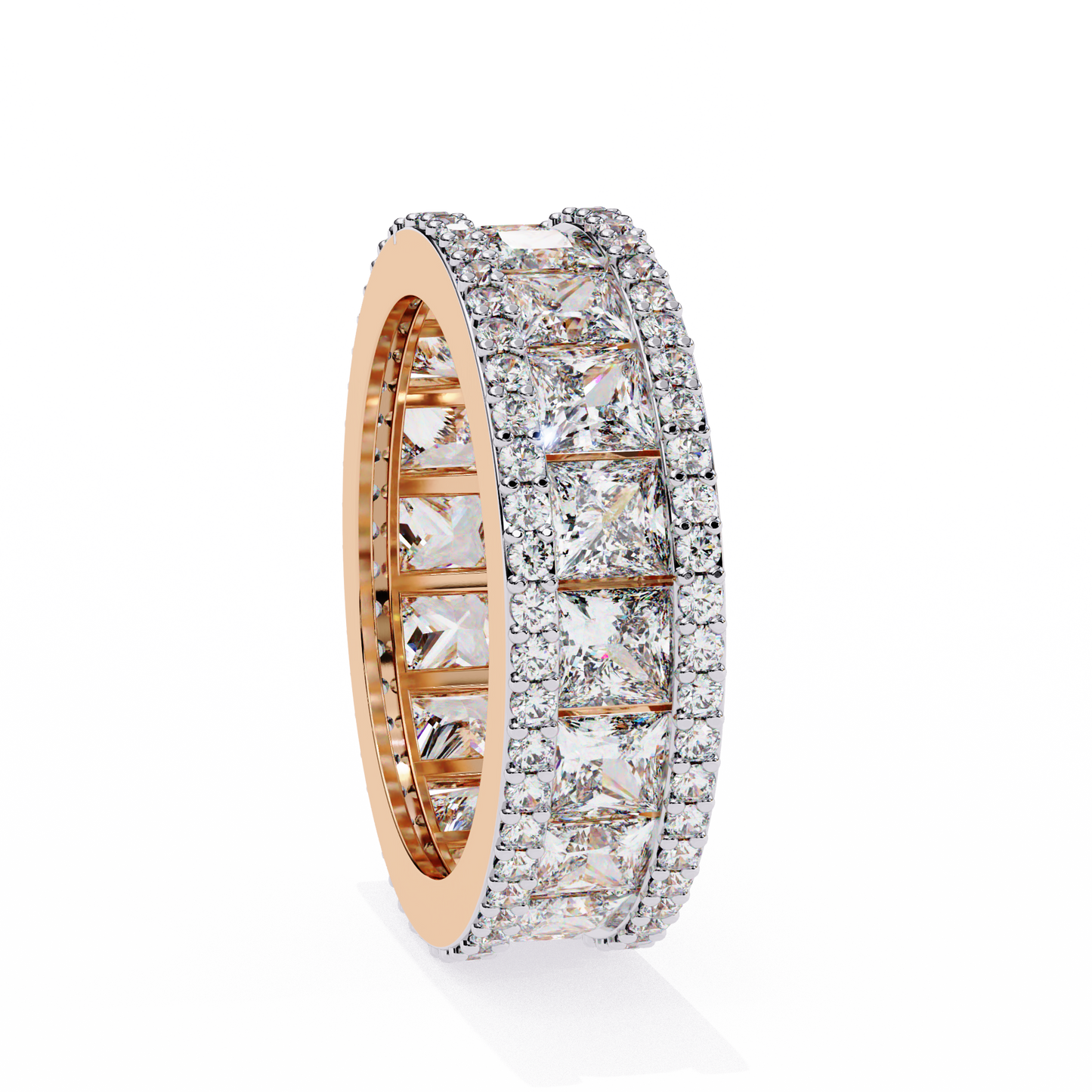 Modern Elegance Eternity Band Rose