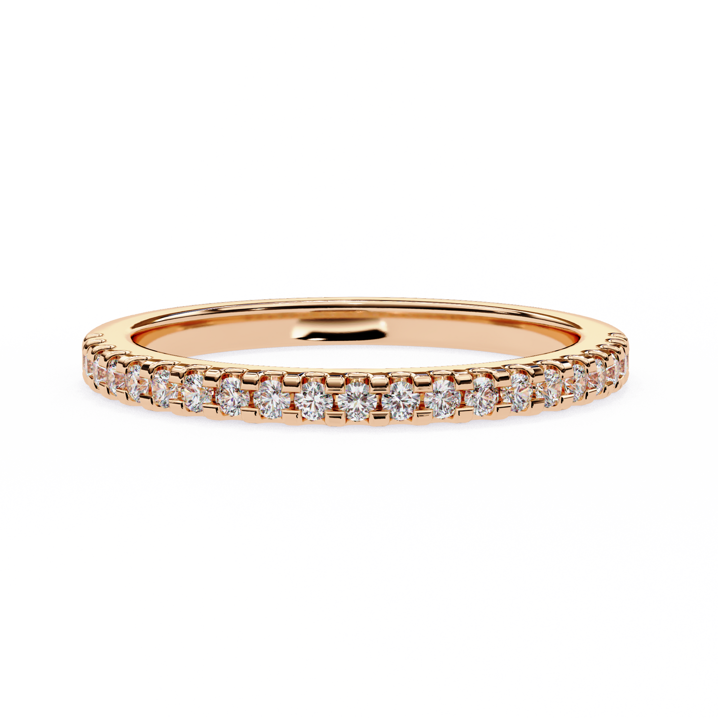 Diamond Fusion Eternity Band Rose