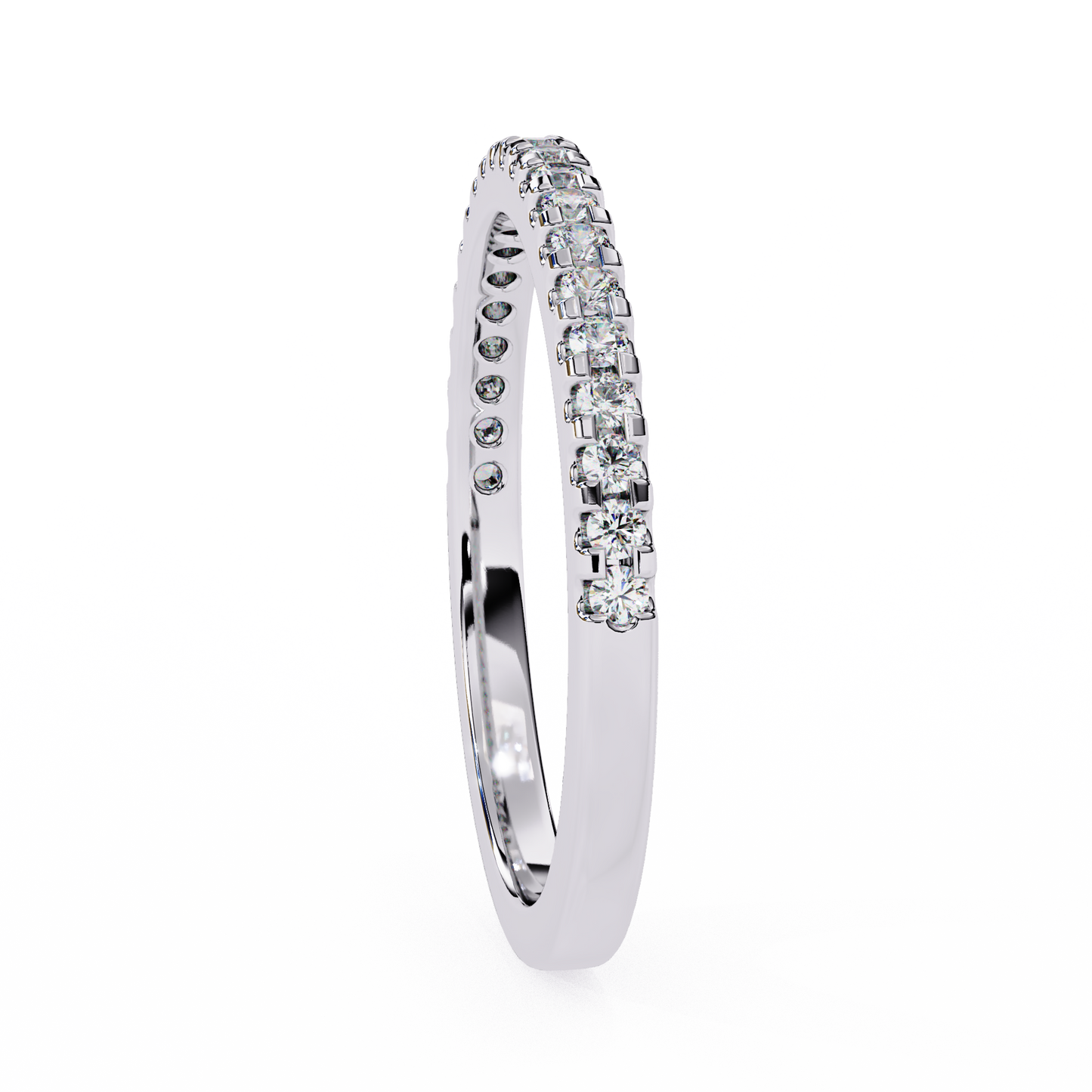 Diamond Fusion Eternity Band White