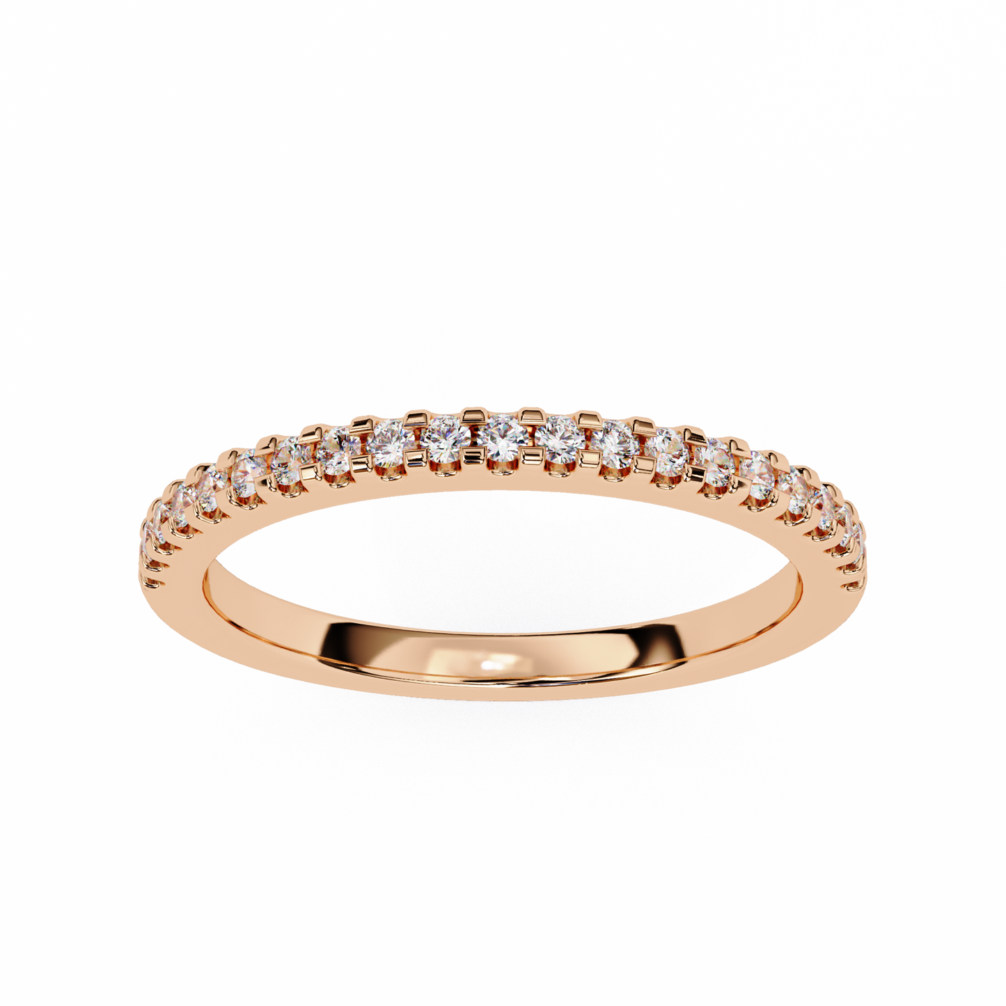 Diamond Fusion Eternity Band Rose