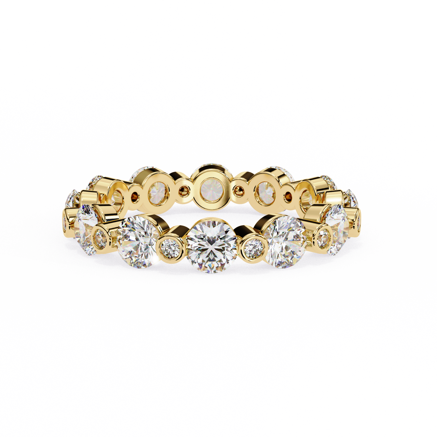 Diamond Classics Eternity Band Yellow