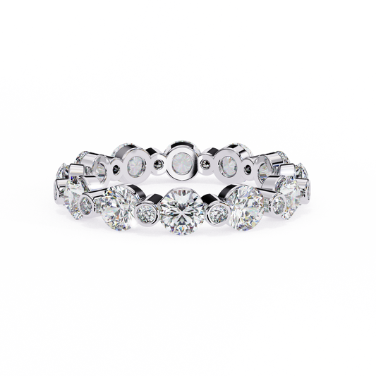 Diamond Classics Eternity Band White