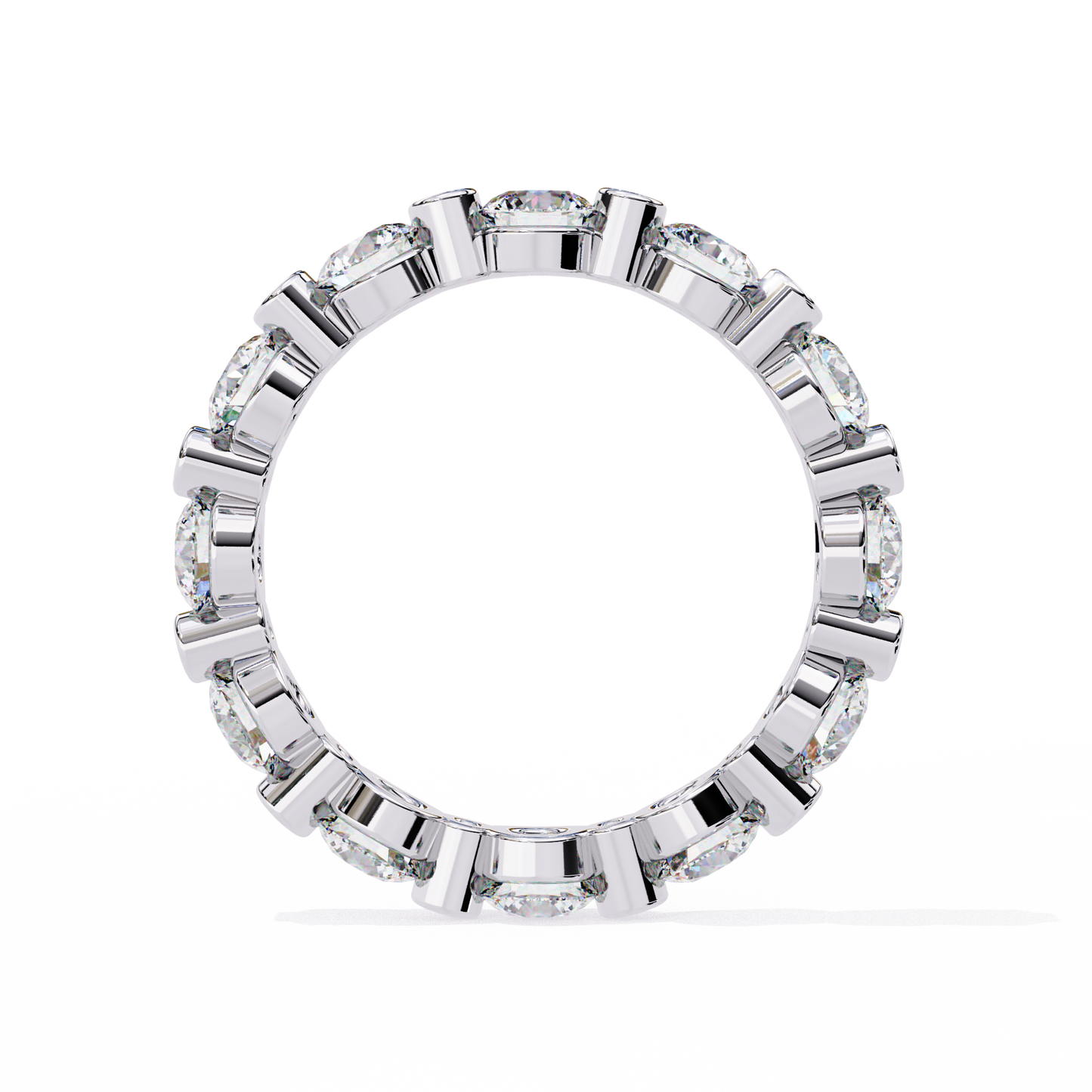 Diamond Classics Eternity Band White