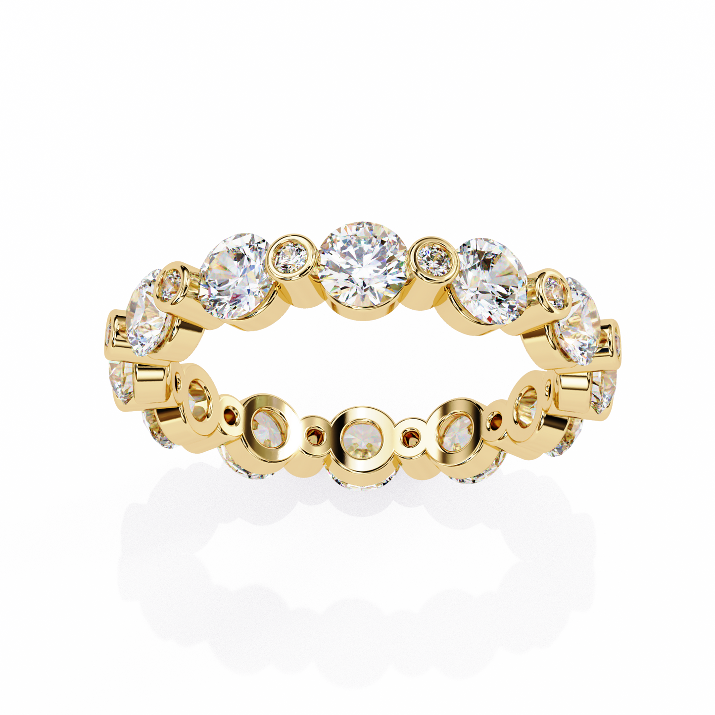 Diamond Classics Eternity Band Yellow