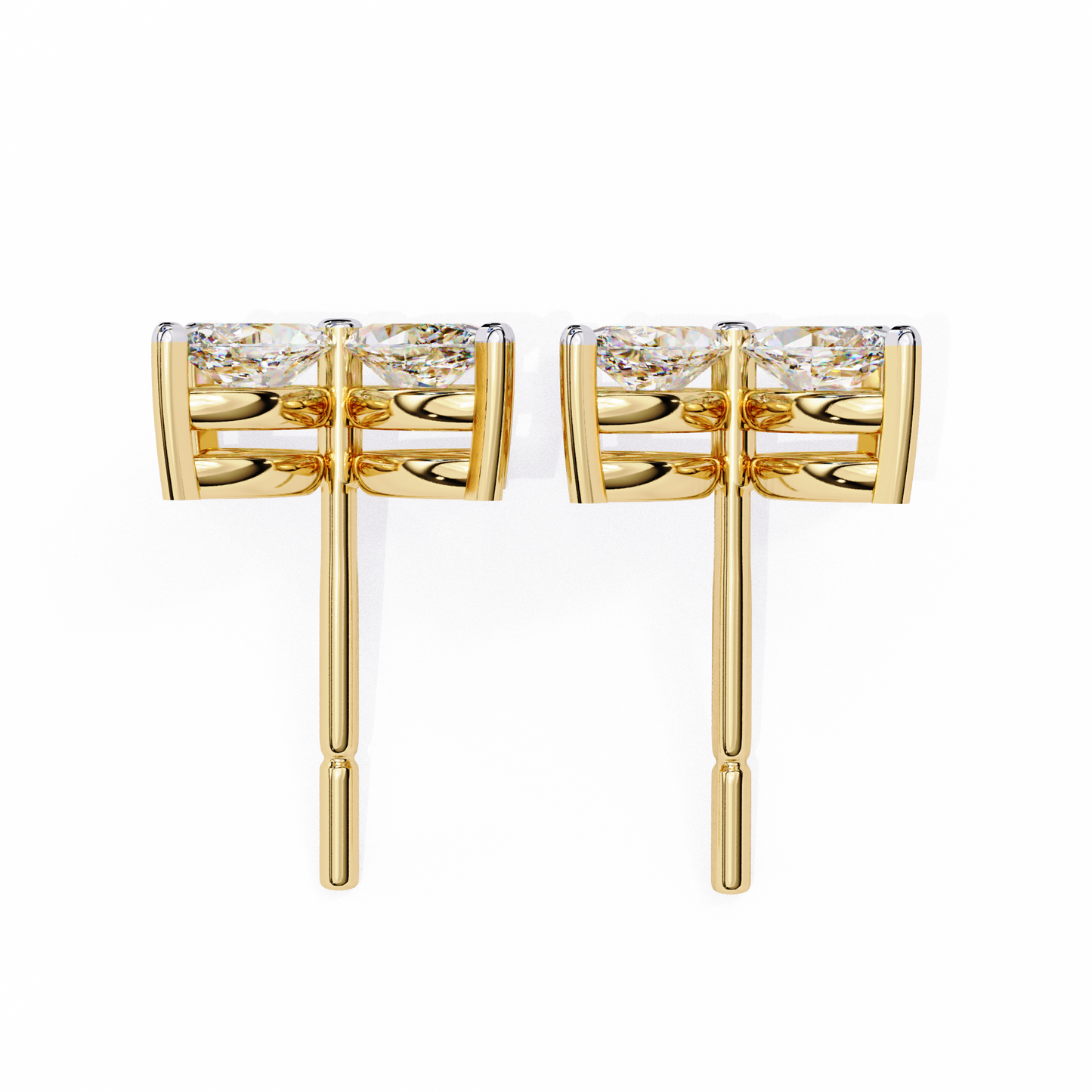 Blooming Diamond Yellow Earring