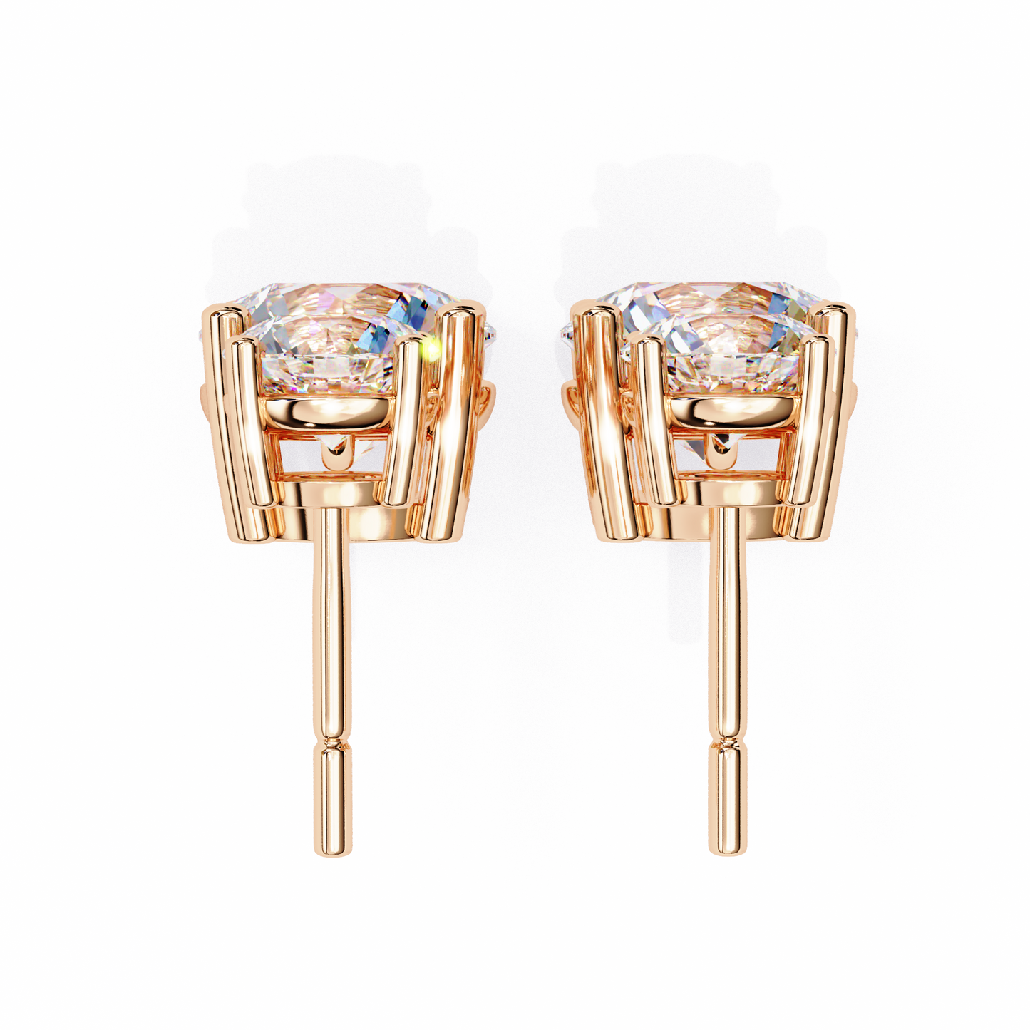 Spring Love Diamond Drops Earring Rose