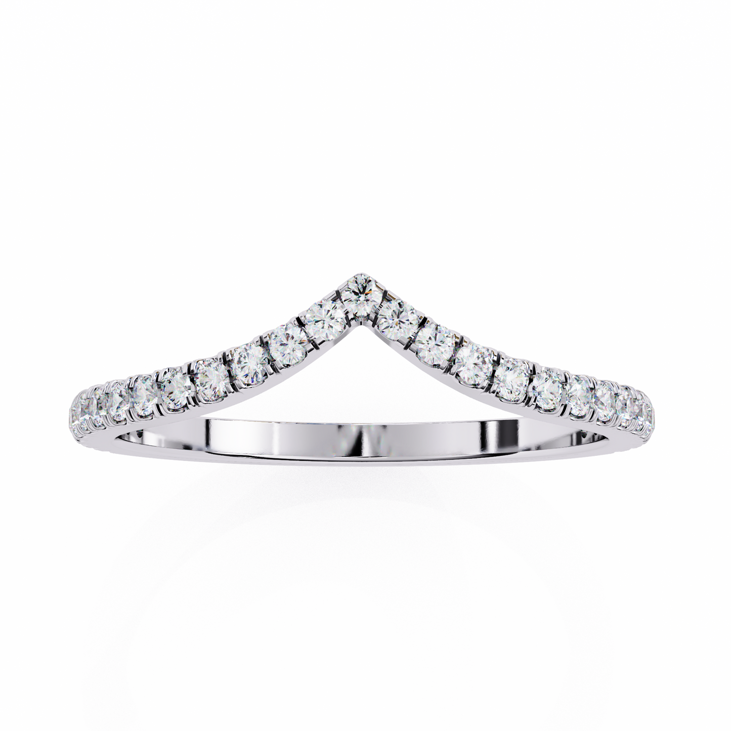 Forever Shine Eternity Band White