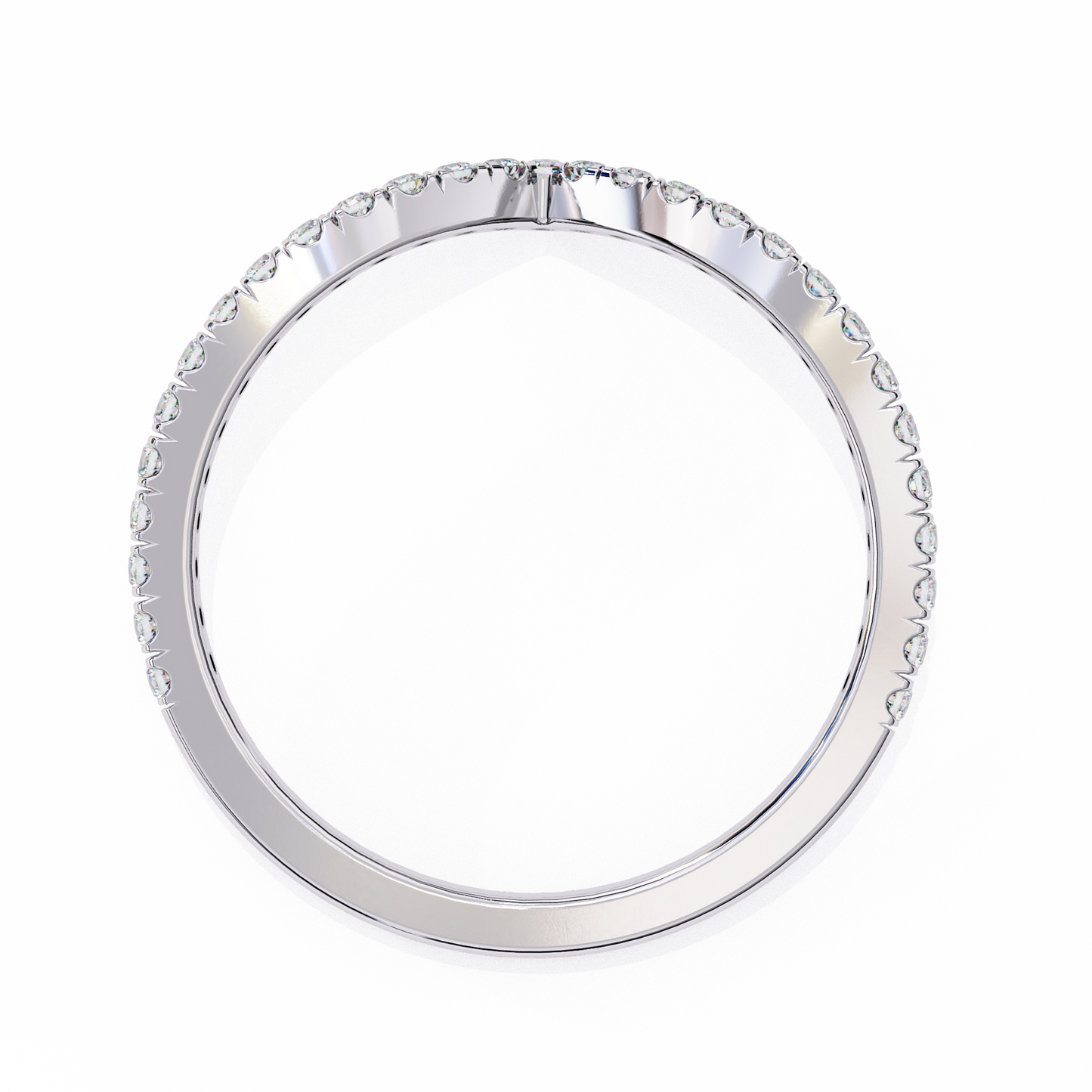 Forever Shine Eternity Band White