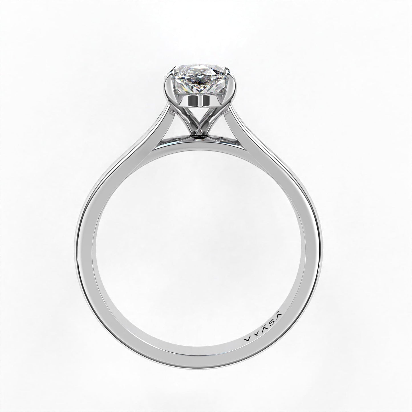 Marquise Engagement Ring White