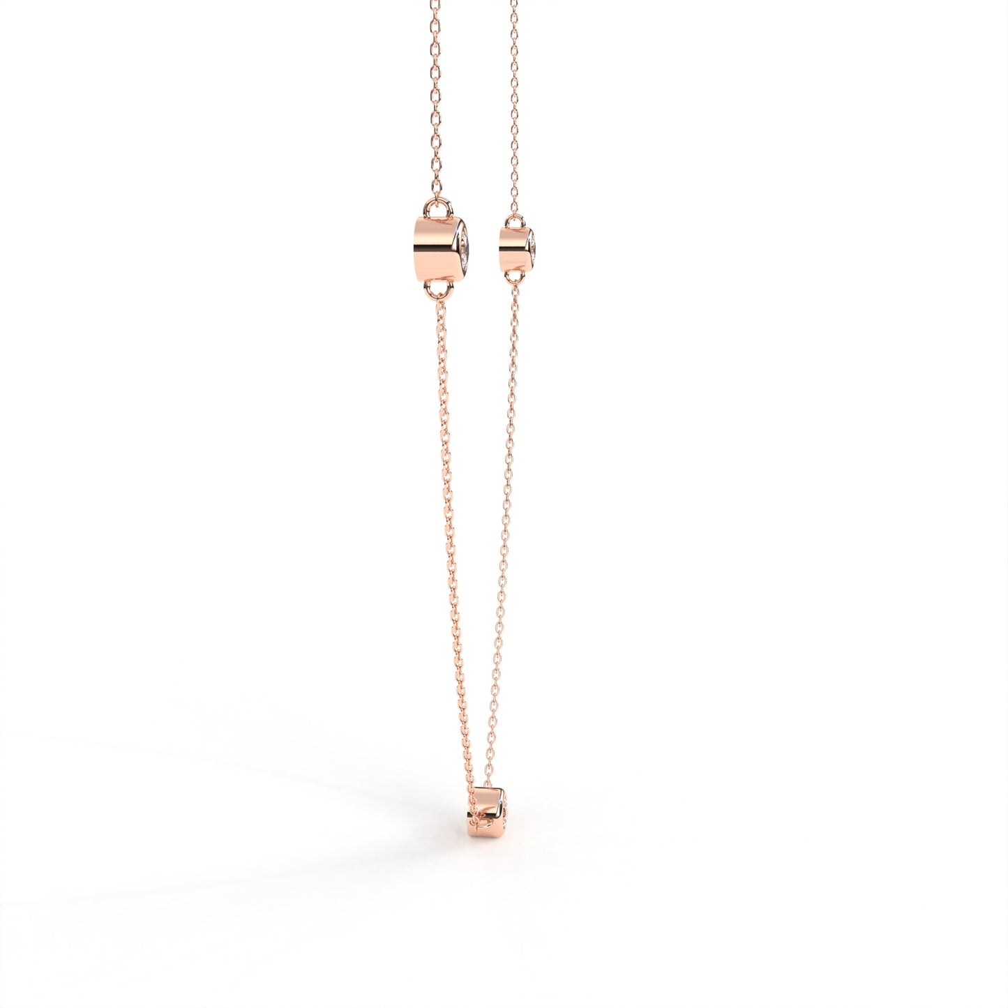 Charmer Necklace Rose Gold
