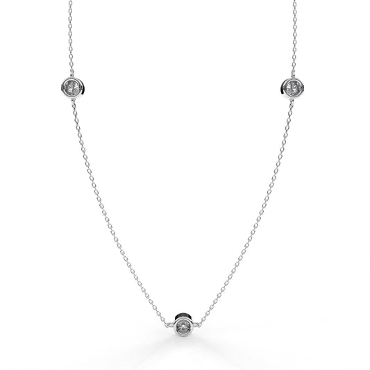 Charmer Necklace White Gold